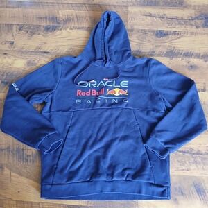 Oracle Red Bull Racing Hoodie Mens Large Navy F1 Formula 1 Sweatshirt Castore